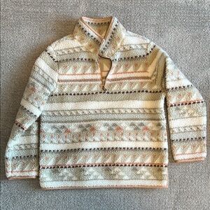LL Bean Signature Sherpa Quarter Zip